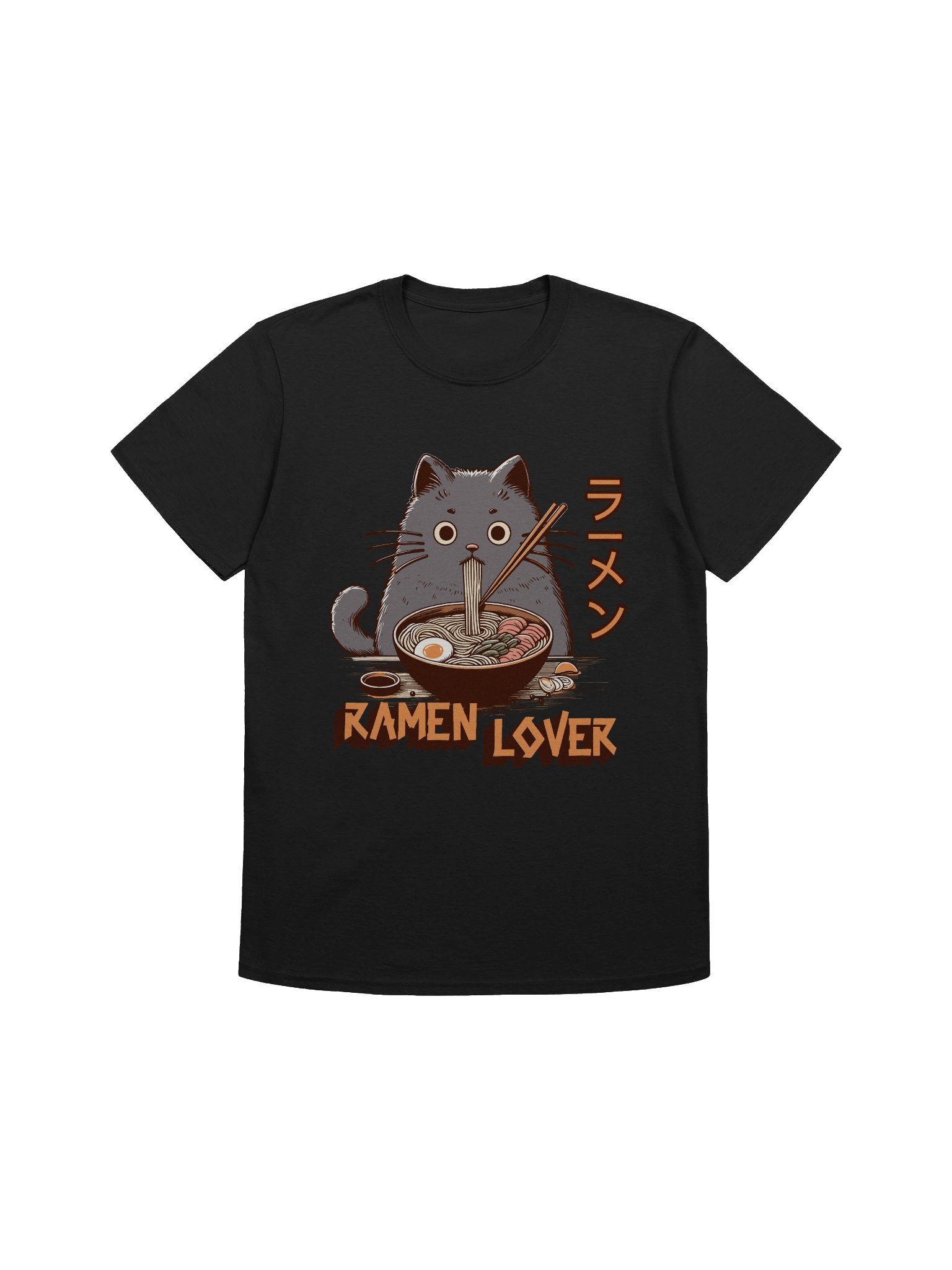 Ramen Lover Cat T-Shirt - Gildan Softstyle product image (1)