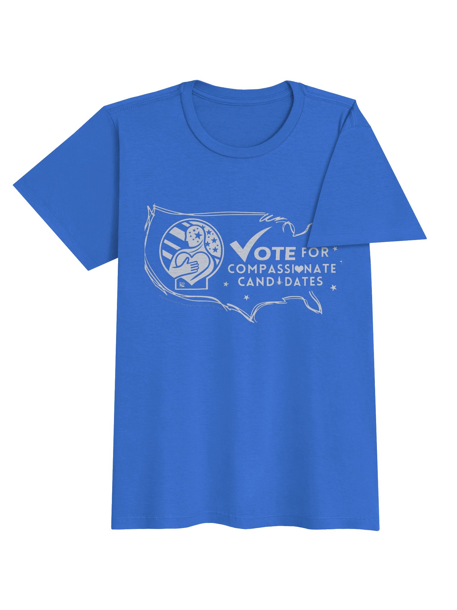 ASA Vote Compassionate Candidate Women's Cut Tee product image (4)