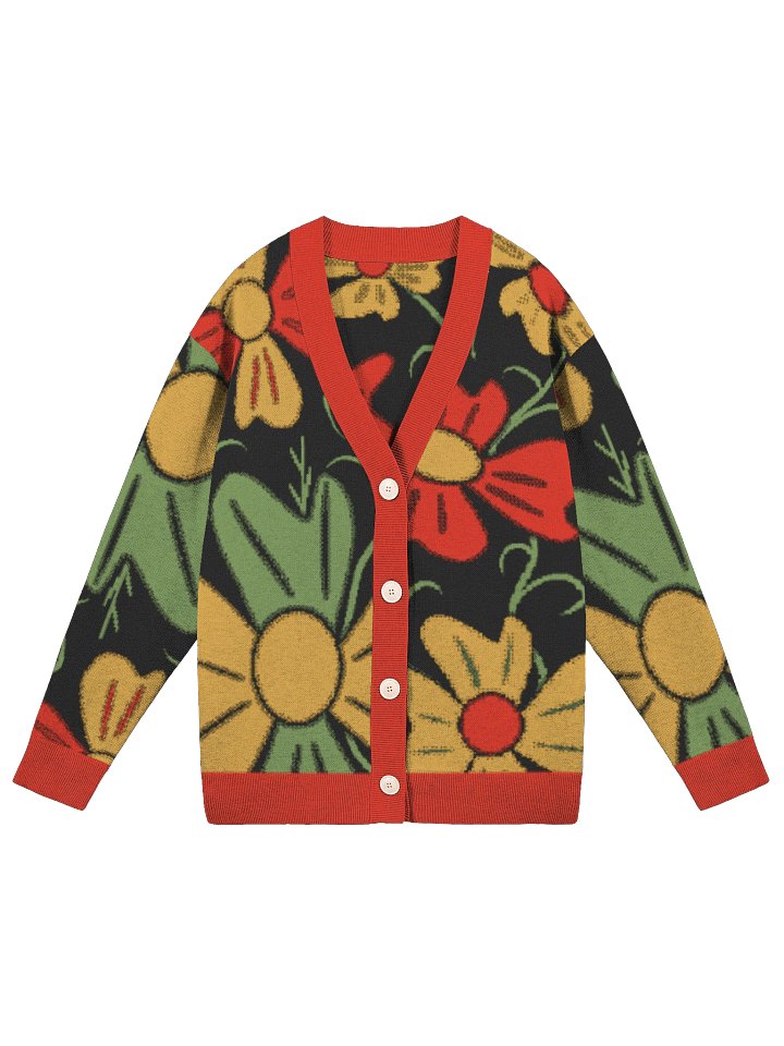 Floral Fusion Knitted Cardigan product image (2)