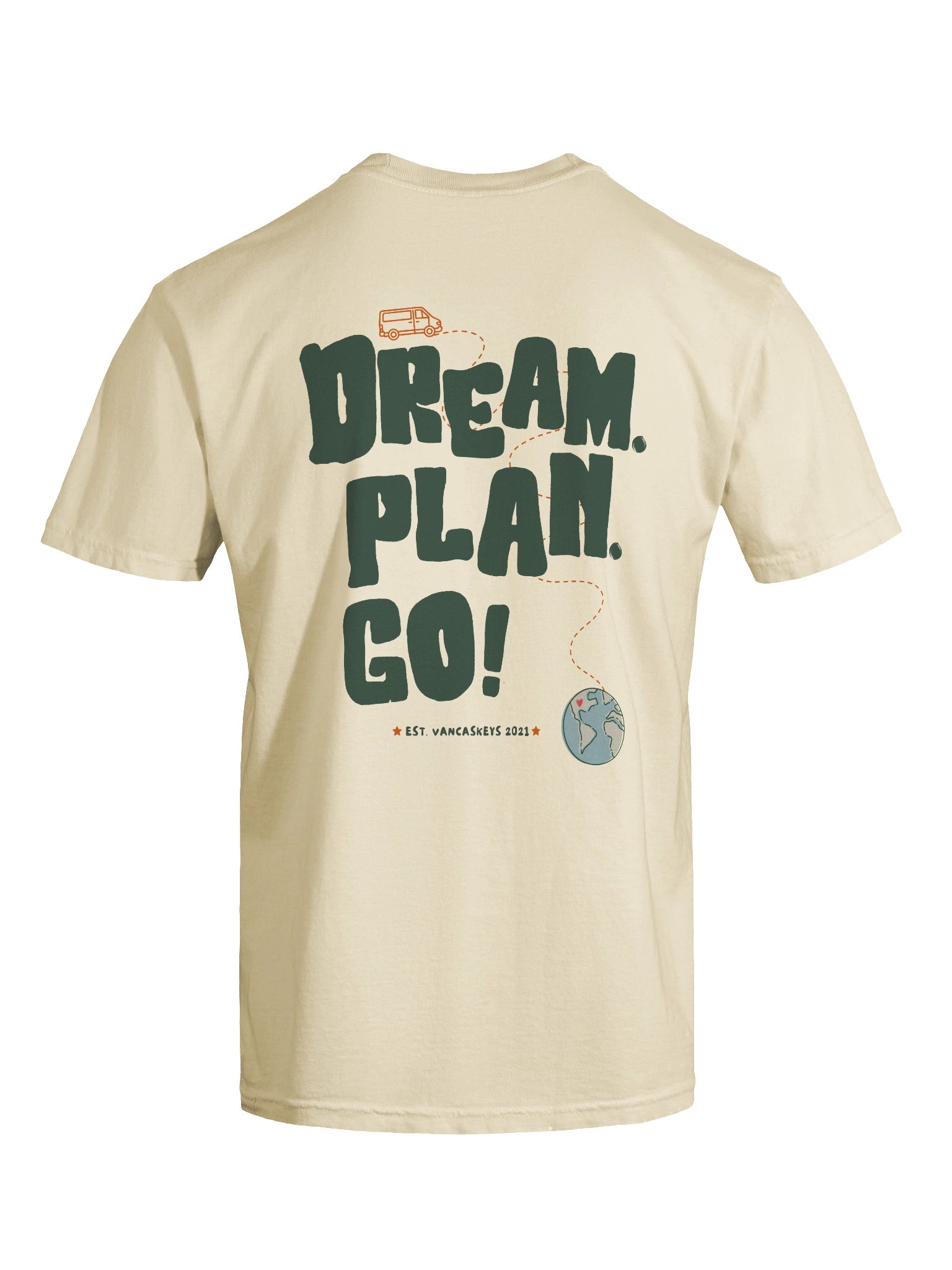 VANLIFE-ISH Comfort Cotton Tee (Color Summer) product image (7)