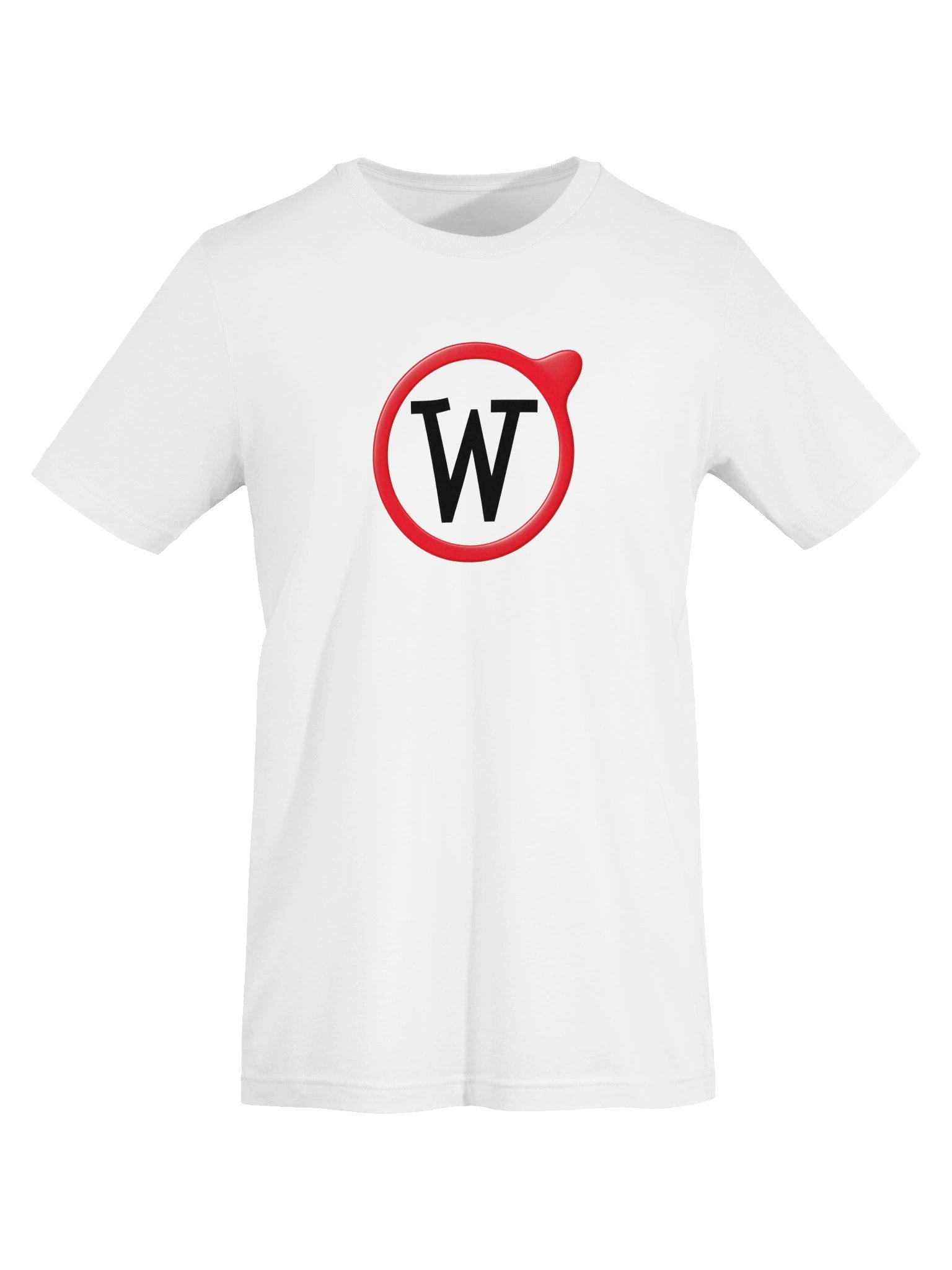 the striking Weckipedia logo on a supersoft t-shirt - white product image (5)
