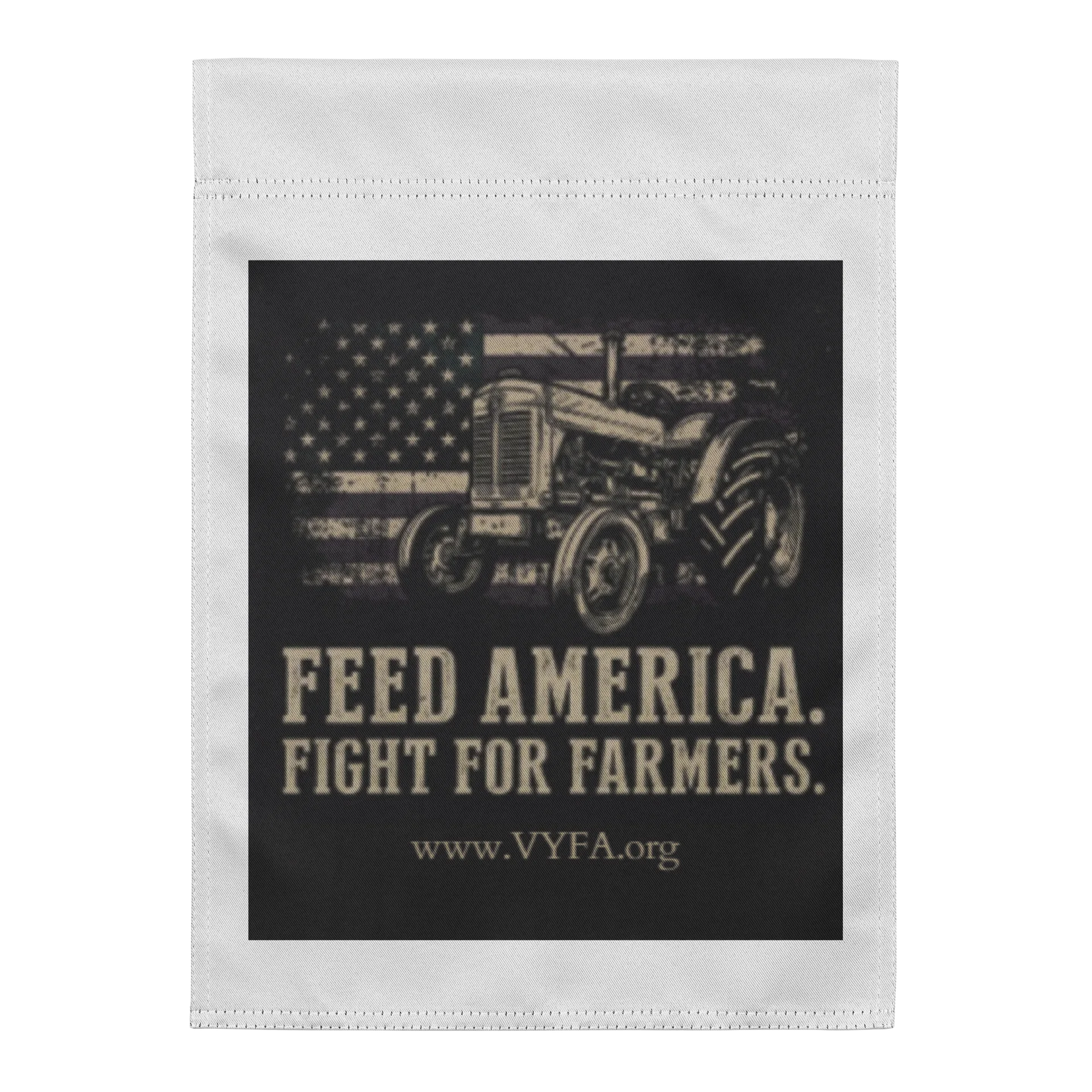 Feed America Tractor Garden Flag product image (1)
