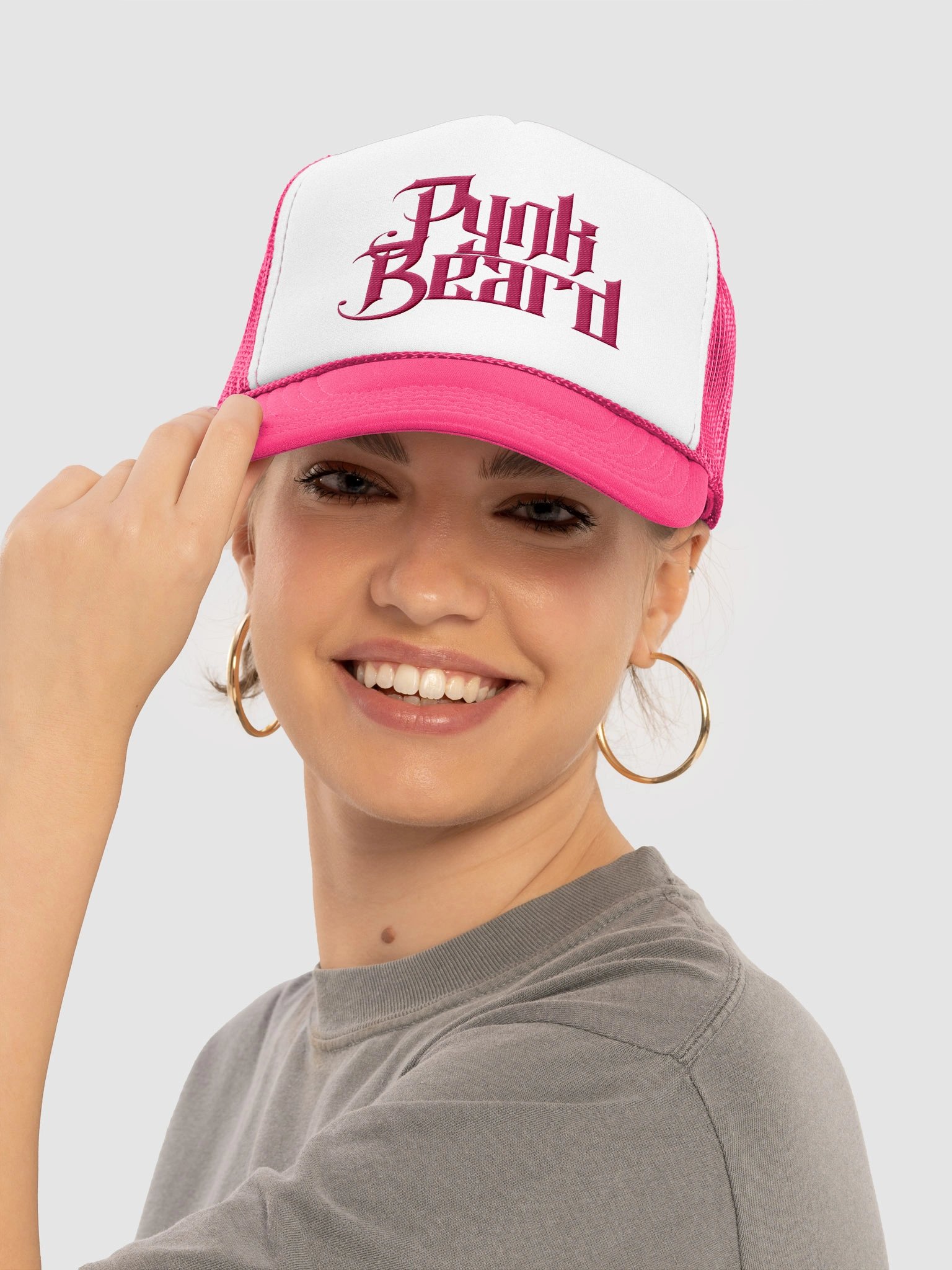 Pynk Beard Trucker Hat product image (5)