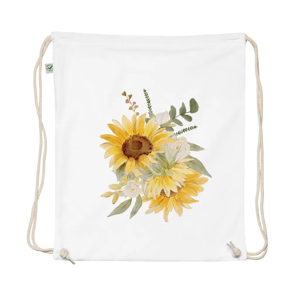 Sunflower Drawstring Bag product image (1)