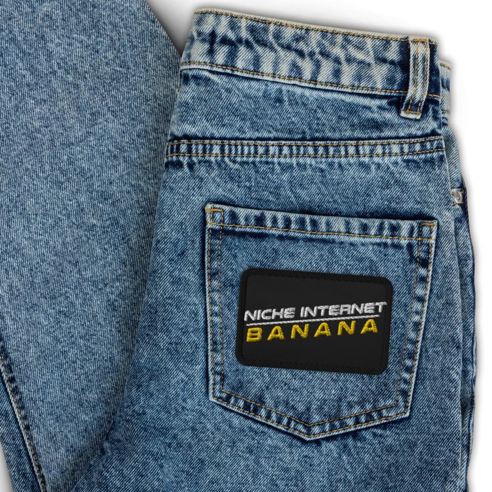 Niche Internet Banana Sew-on Patch product image (3)