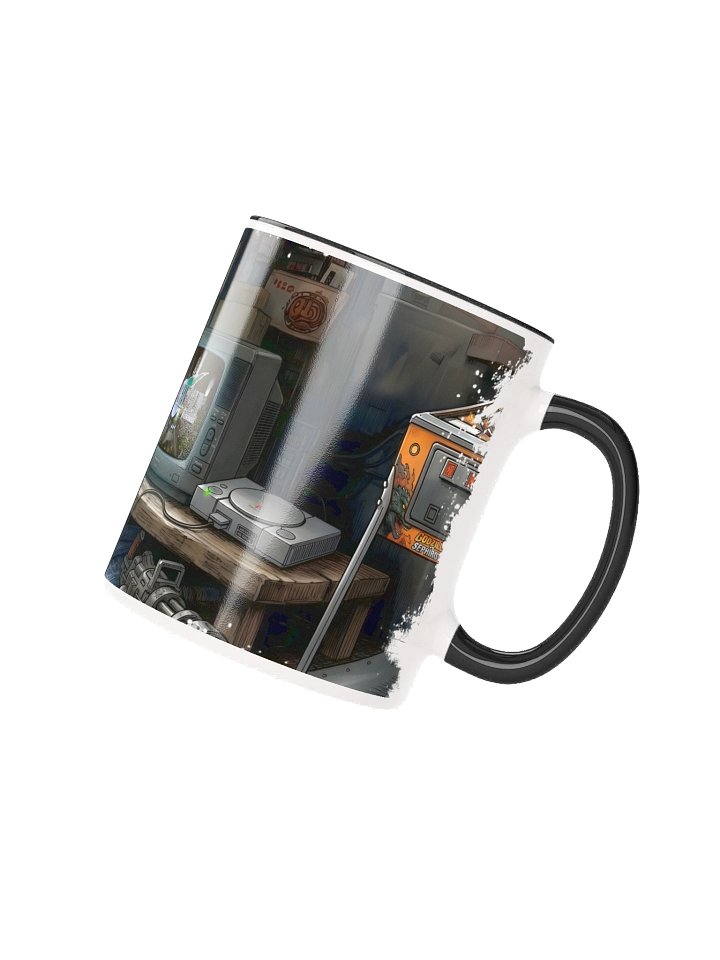 LoFi Fantasy VII: Streets of Midgar Two-Tone Mug product image (8)