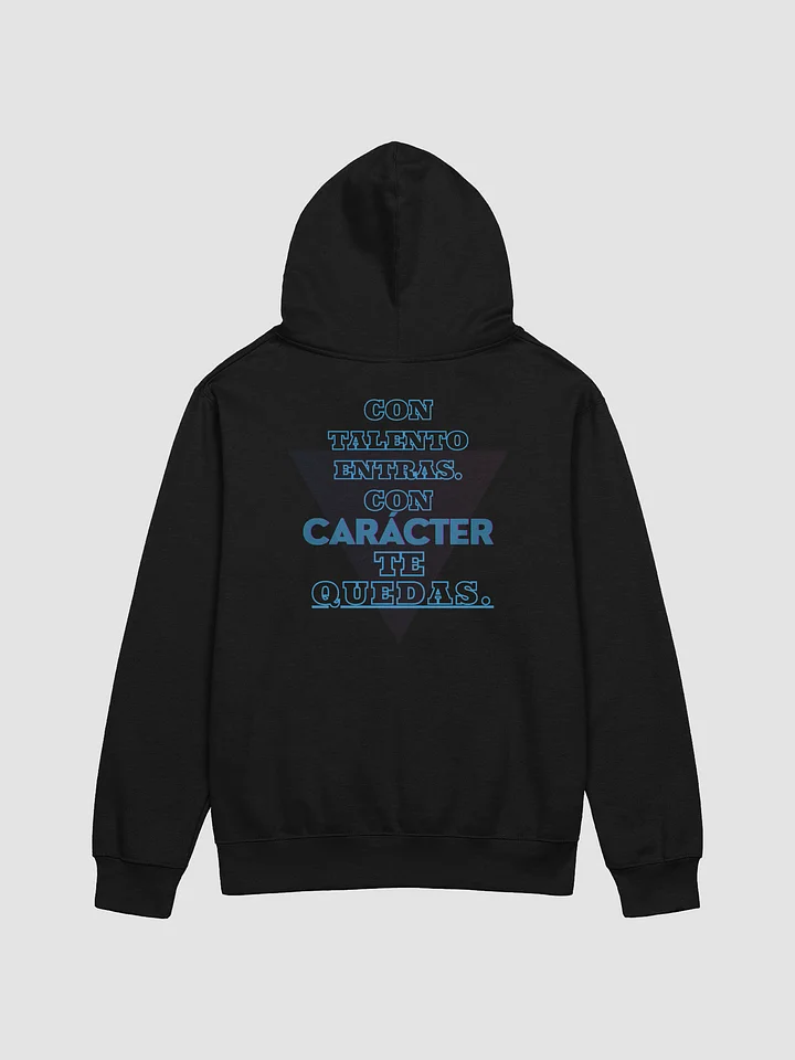 Talento y Caracter Midweight Hoodie Blk/Blue product image (7)