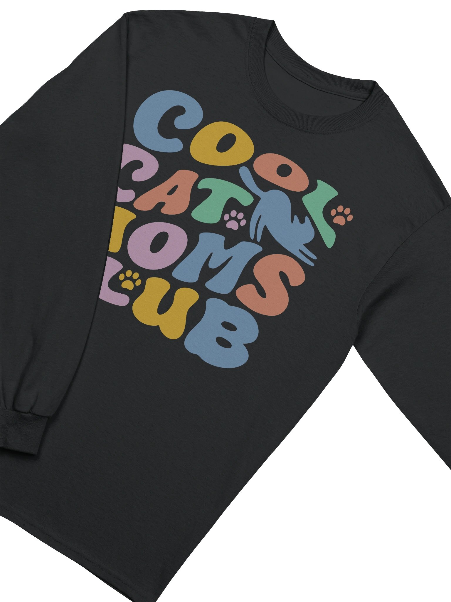 Cool Cat Moms Club 2 - Unisex Adult Long Sleeve T-shirt product image (3)