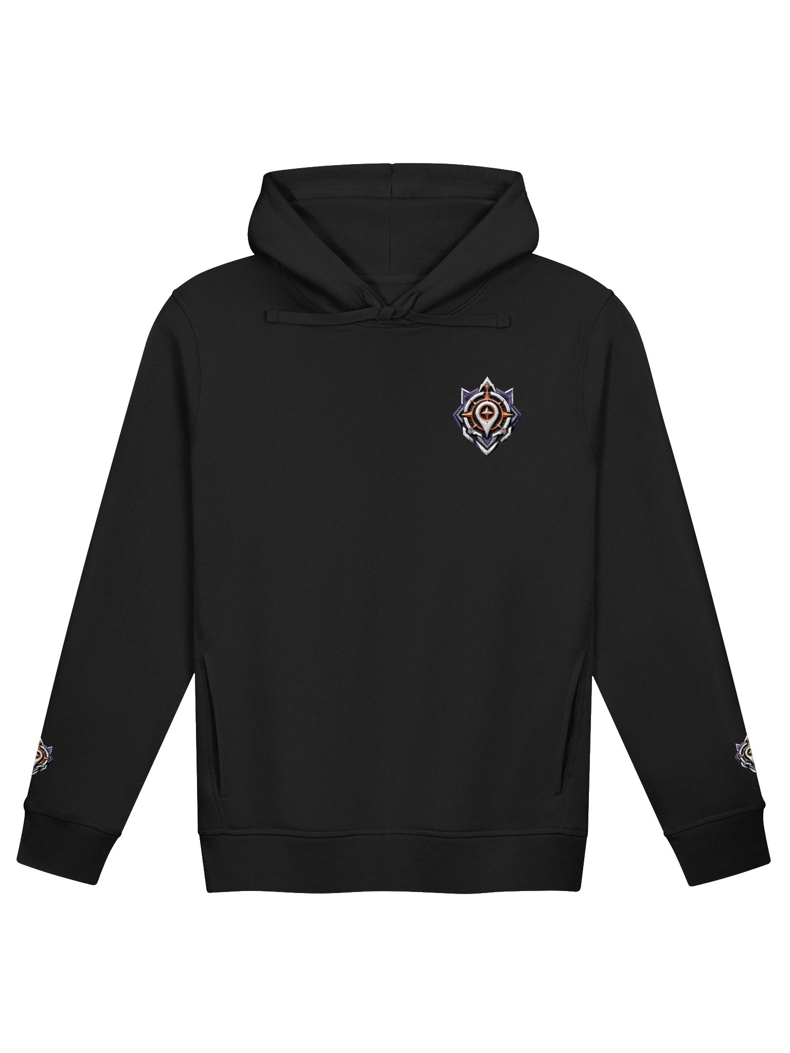 Futuristic Emblem Side Pocket Hoodie product image (1)