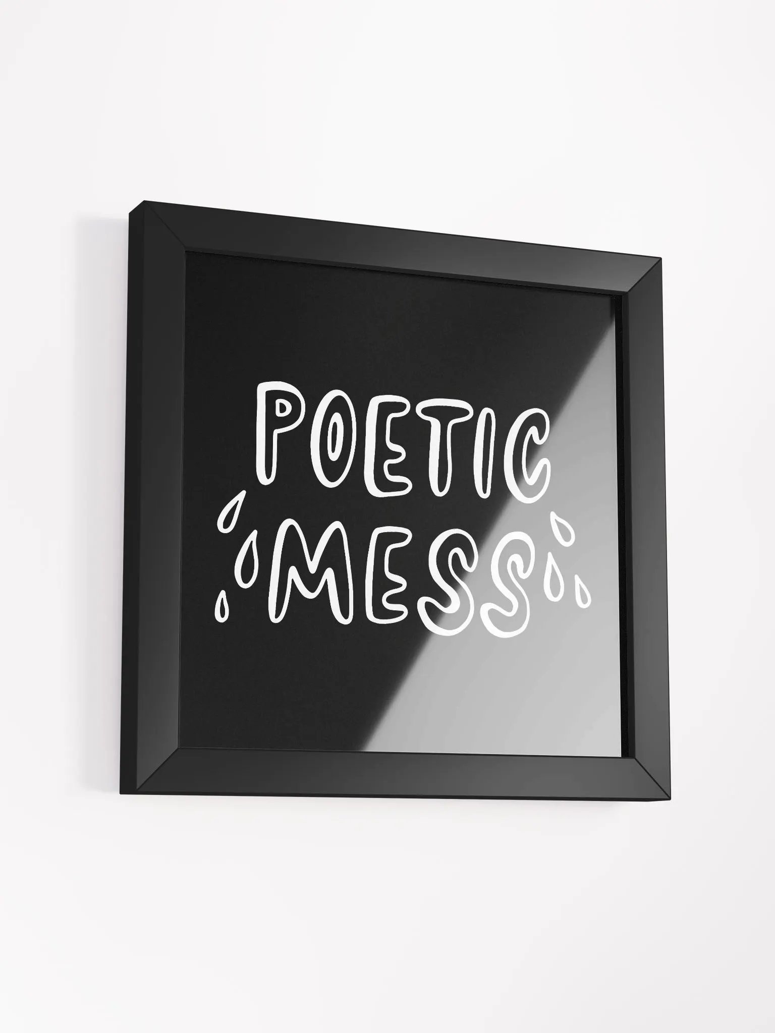Poetic Mess Framed Art Print product image (37)
