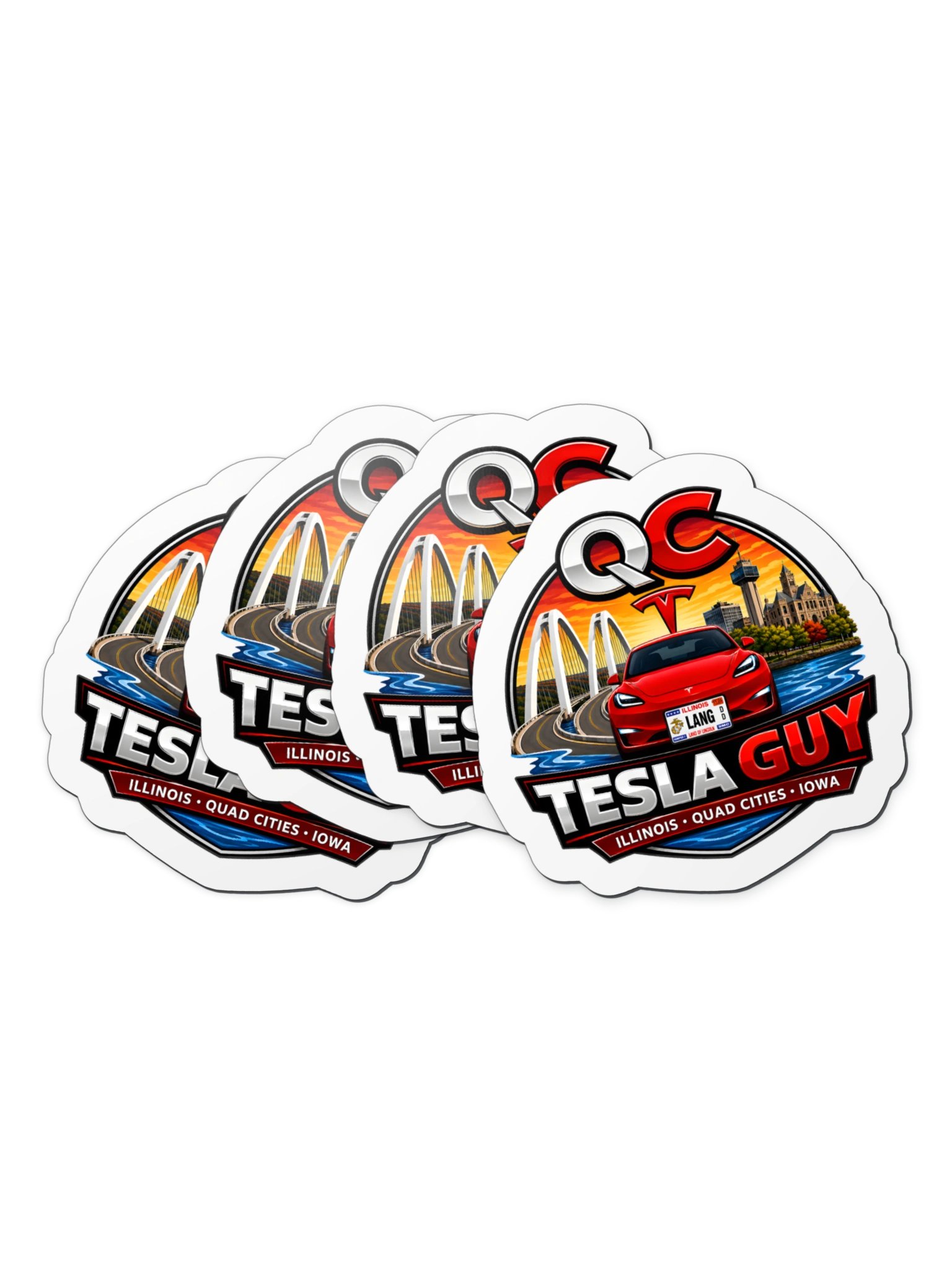 QC Tesla Guy Refrigerator magnet product image (3)