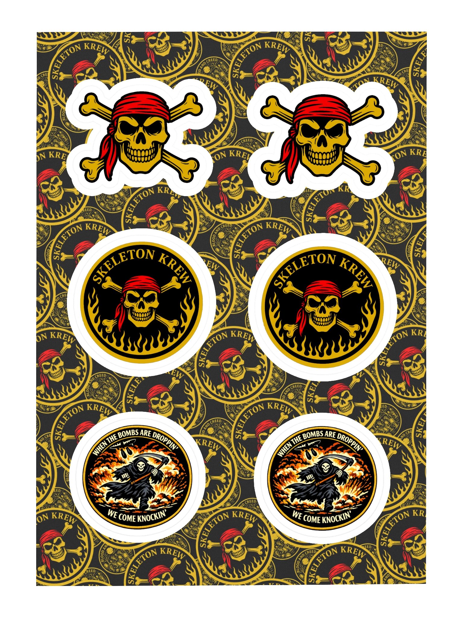 Skeleton Krew Stickers product image (3)