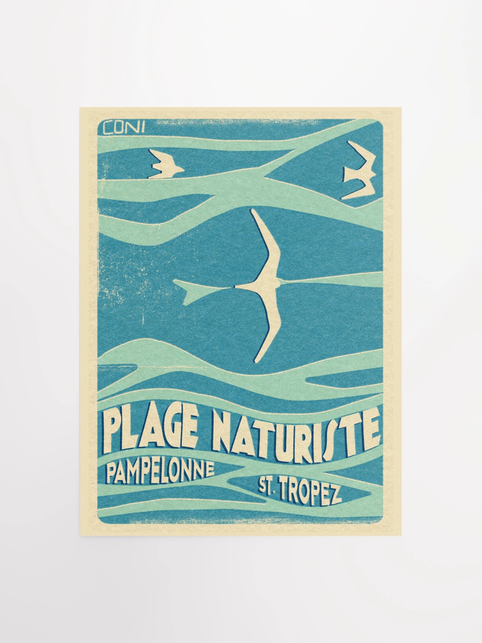 Plage Naturiste Print product image (5)