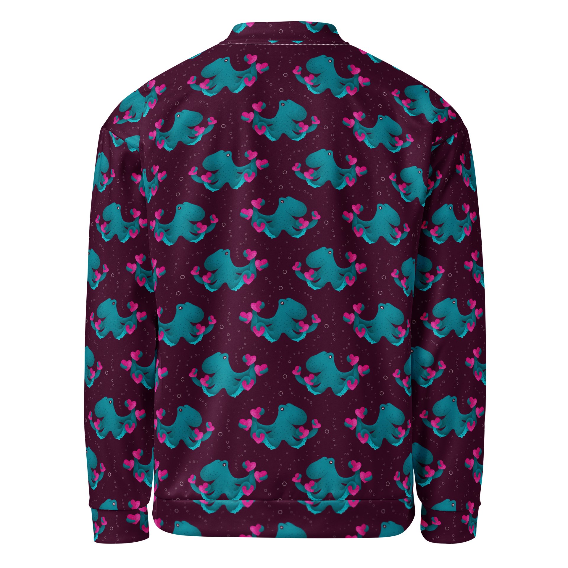 Octopus and Hearts Bomber Jacket product image (2)