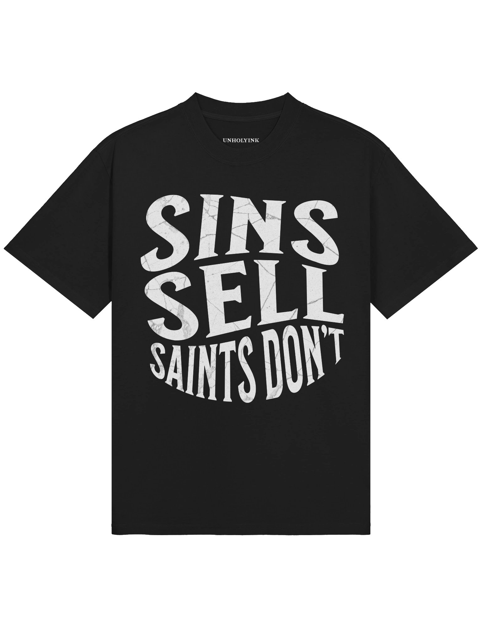 SINS SELL SAINTS DON'T — Oversized Tee product image (2)