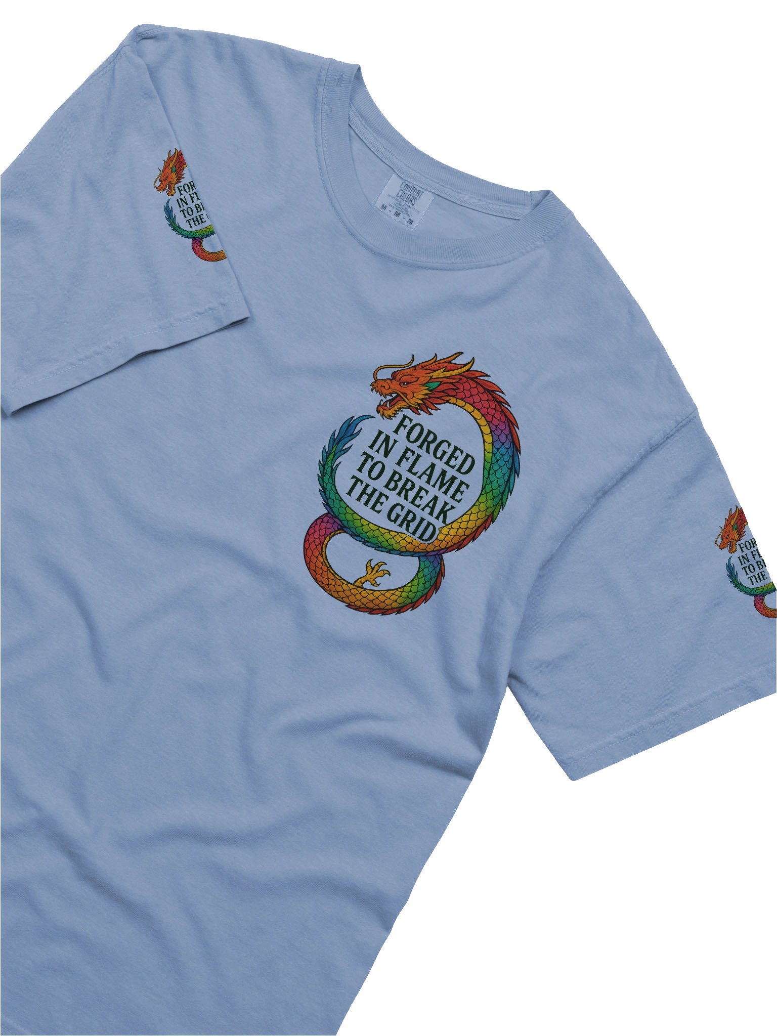 100% Cotton 🔥 Forged in Flame – Heavyweight Tee Soft on skin. Heavy in presence. product image (26)