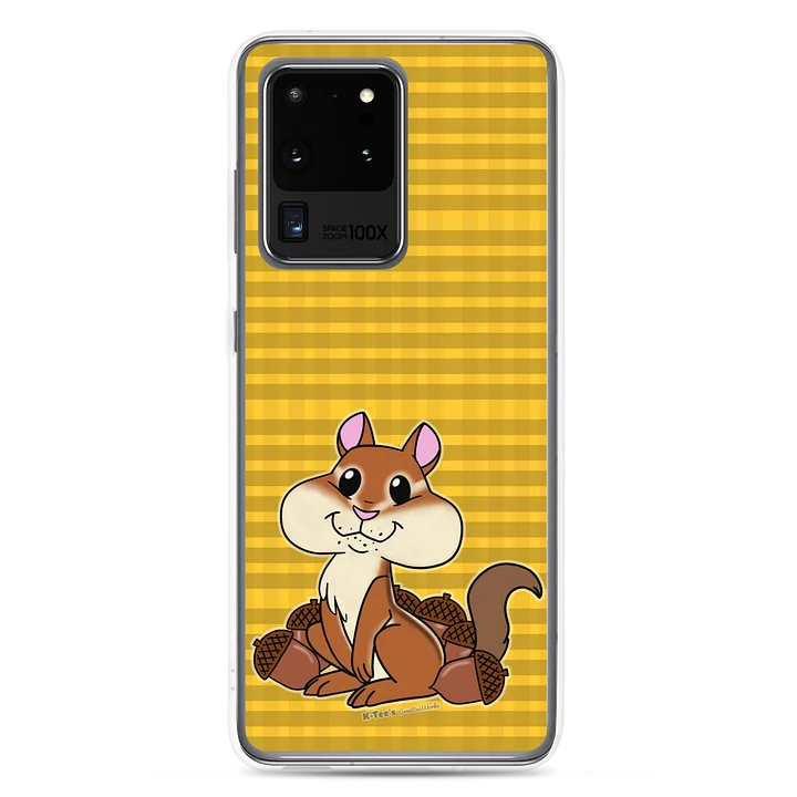 "Cheeky Chipmunk" - Clear Phone Case for Samsung® product image (1)