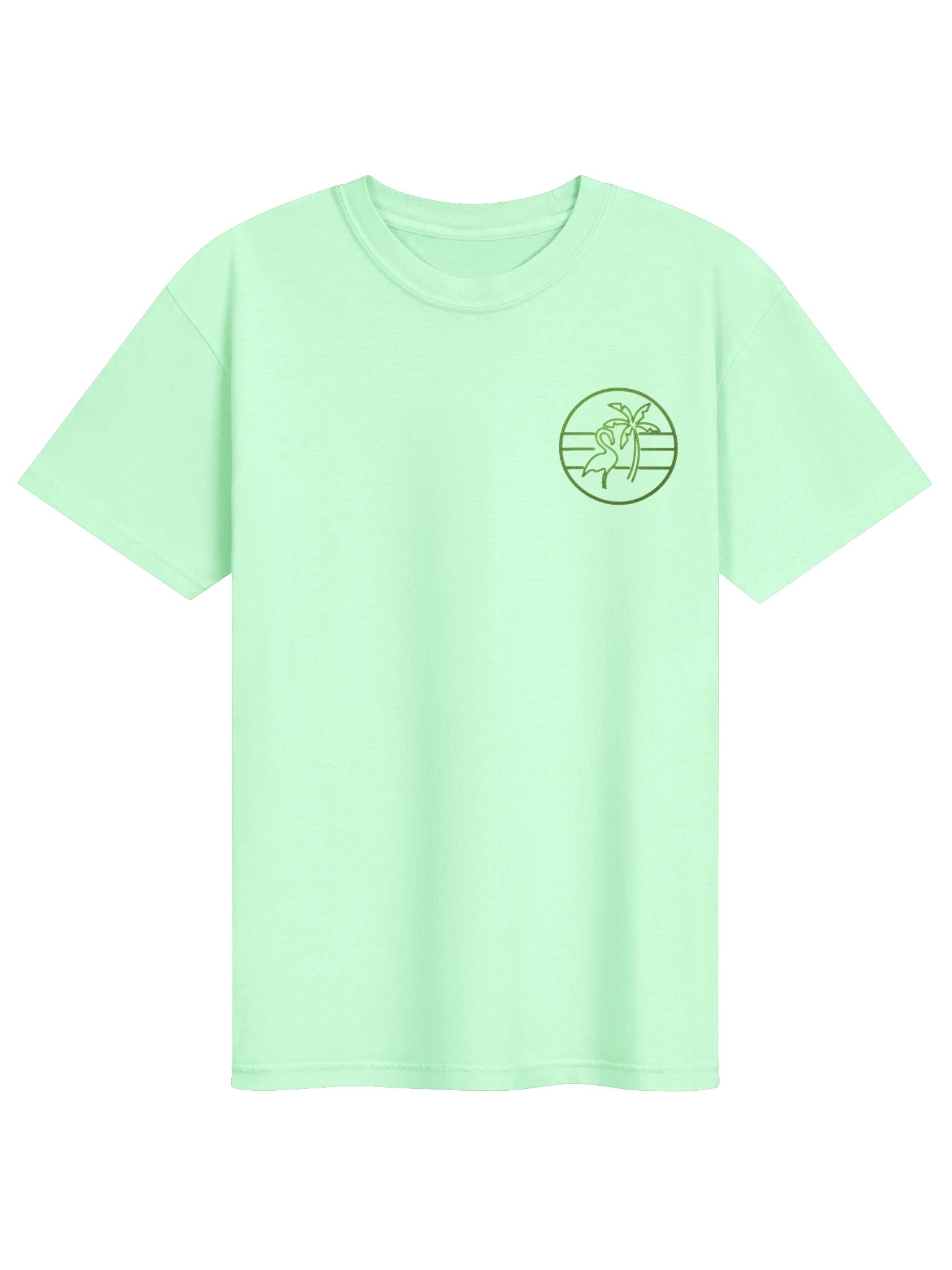 Tropical Circle Line Art Tee product image (1)