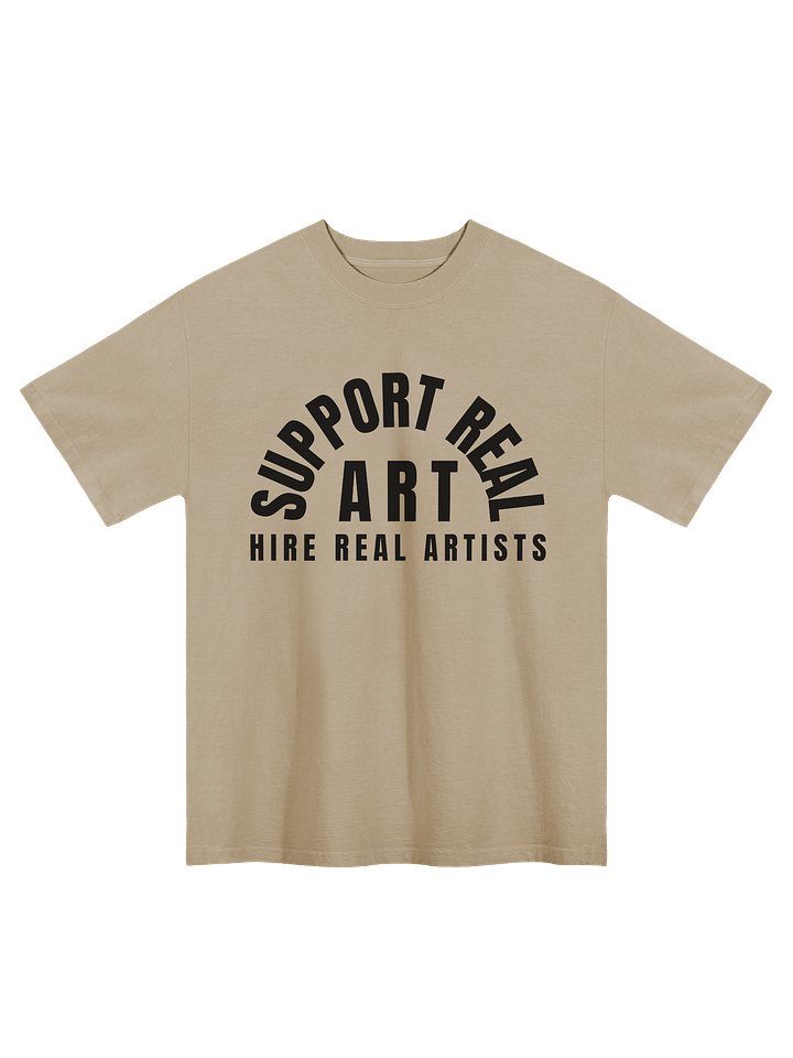 Support Real Artists Faded Oversized Tee product image (1)