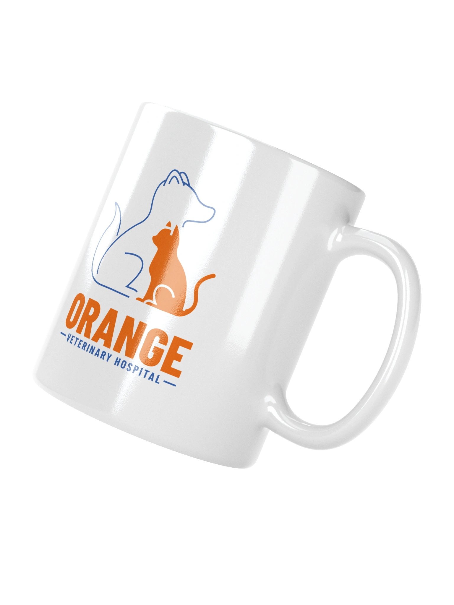 Orange Vet White Mug product image (8)