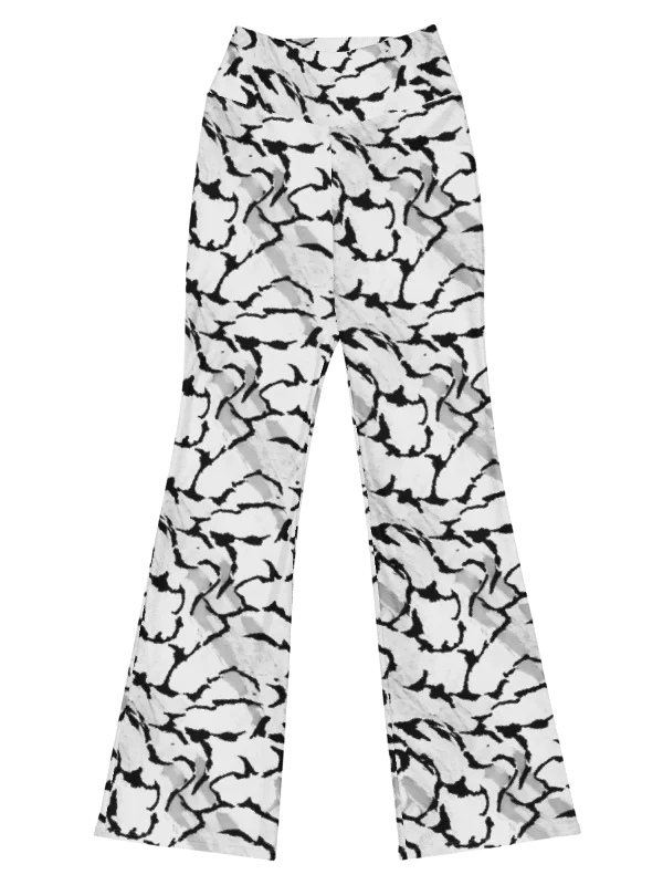 Black White Flare Leggings product image (1)