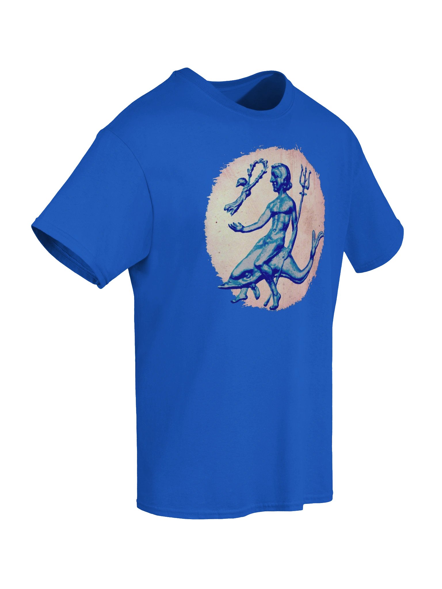 Taras Riding Dolphin Ancient Greek Magna Graecia Art 4th Century BC, T-Shirt product image (6)