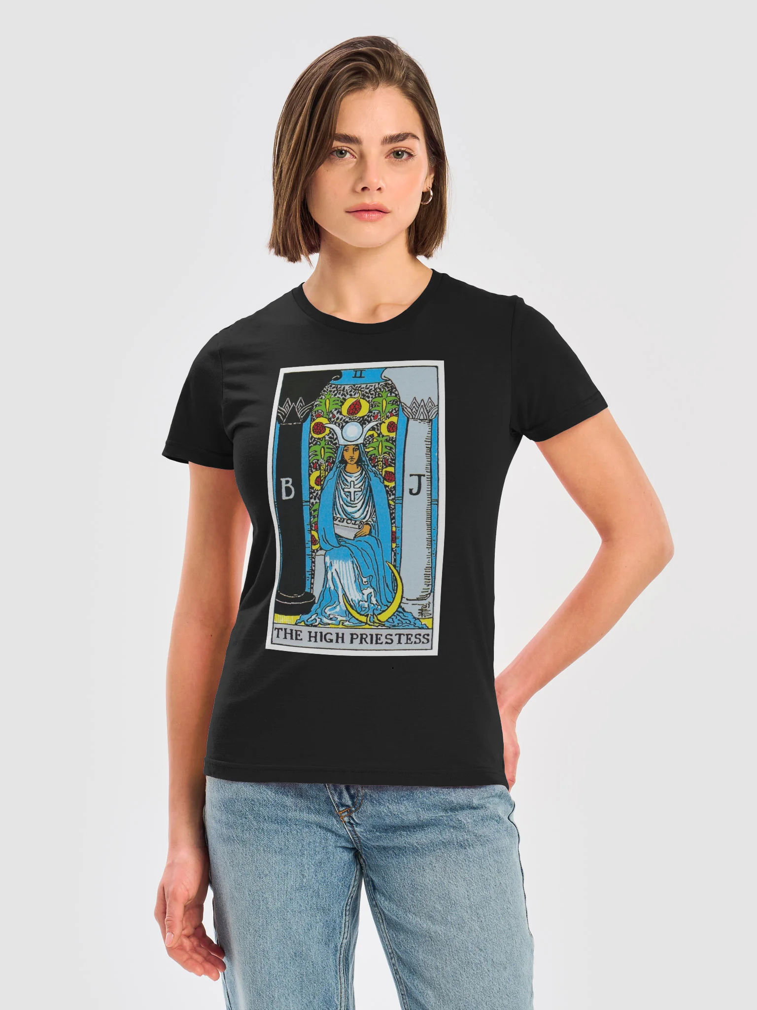The High Priestess Tarot Tee product image (20)