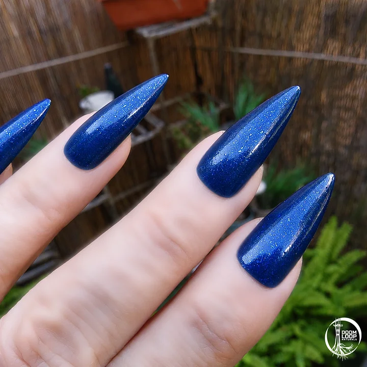 OPACITY OF DESIRE - Shimmering Blue Translucent Jelly Nail Polish product image (2)
