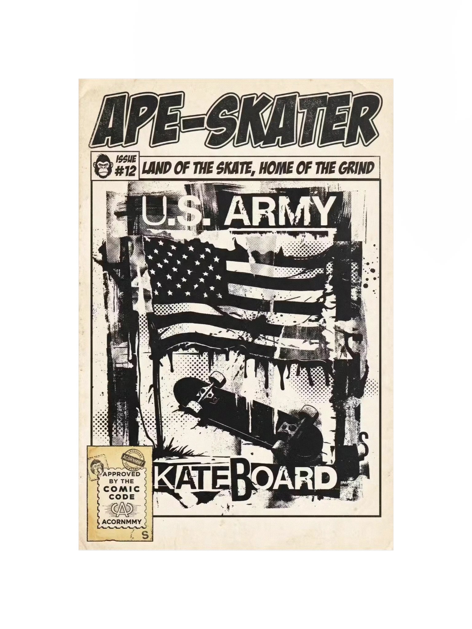 APE-SKATER // ISSUE #12: "ARCHIVAL MONO" (VARIANT H) product image (12)