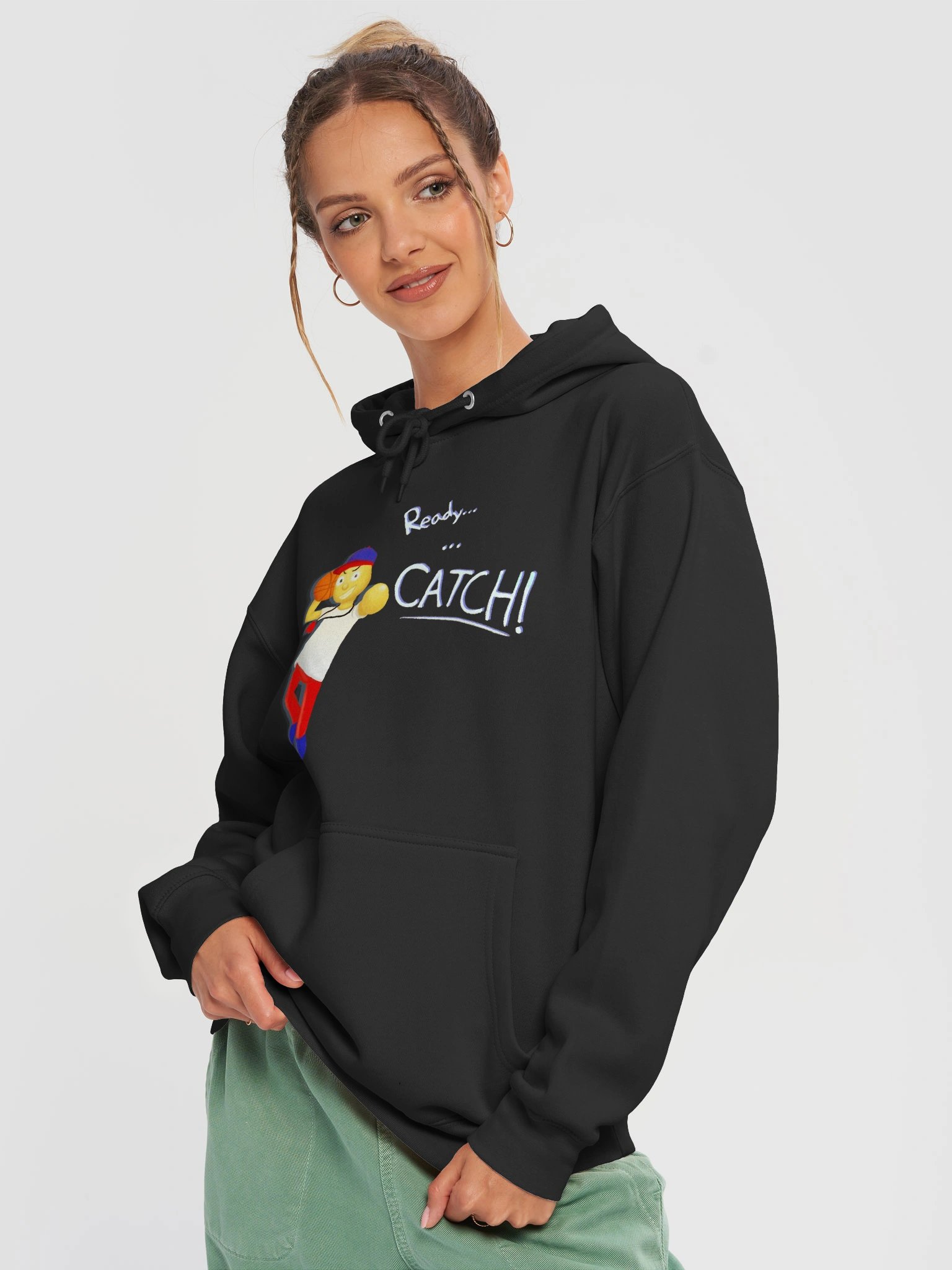 Ready... ... CATCH! Coach Dribble Premium Hoodie product image (3)