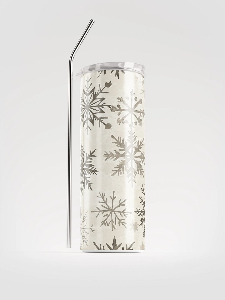 Vintage Snowflakes Stainless Steel Tumbler product image (1)