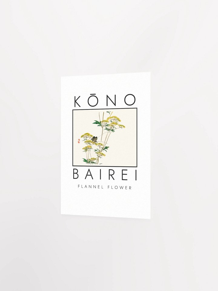 Kono Bairei Flannel Flower Poster product image (11)