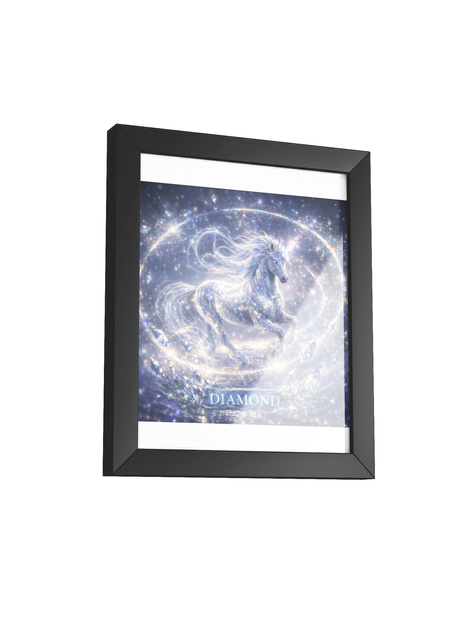 Diamond Unicorn Framed Poster product image (100)