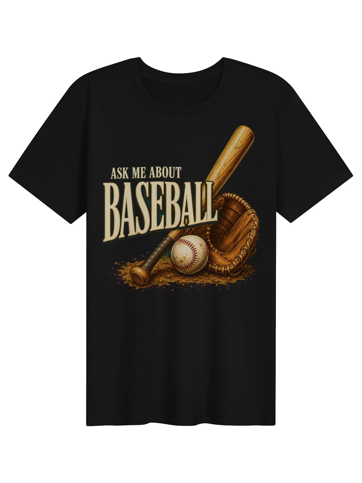 Ask Me About Baseball Tee product image (1)