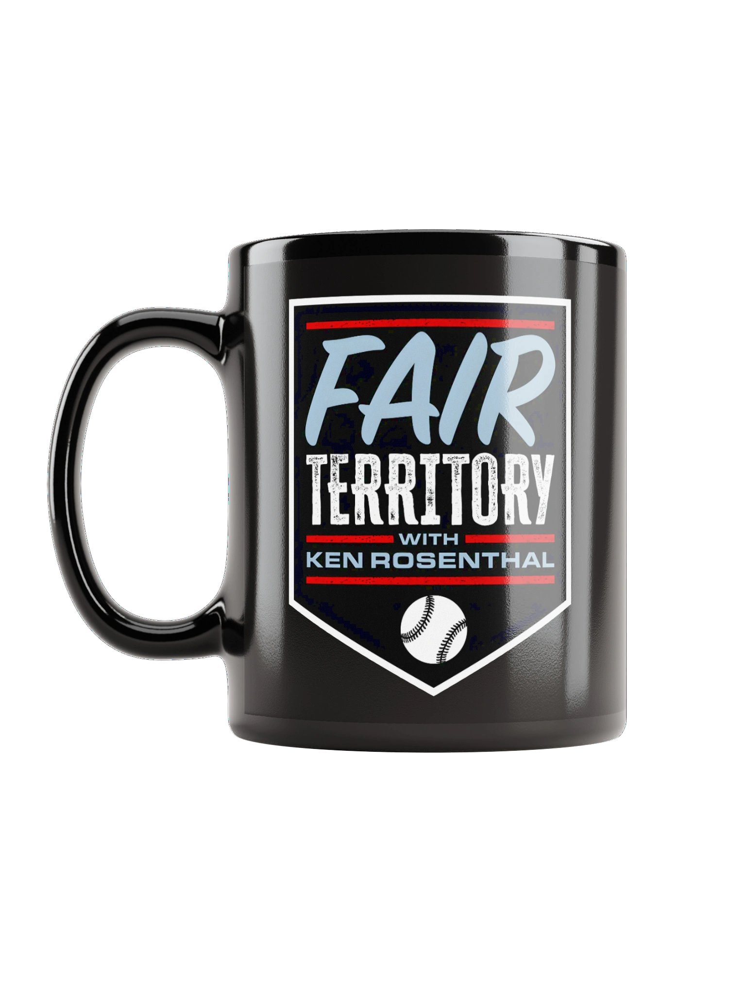 Fair Territory with Ken Rosenthal Glossy Black Mug product image (6)
