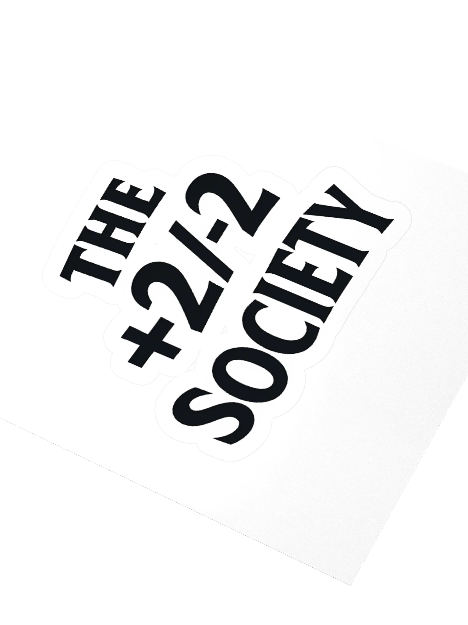The ±2 Society Logo Sticker product image (3)