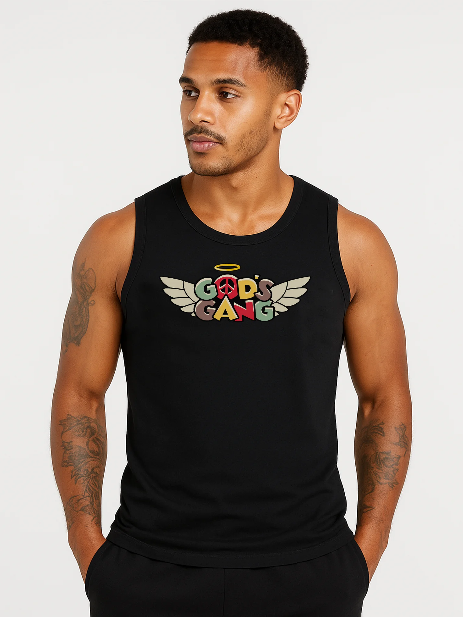 Five Values Tank - God’s Gang Signature Muscle Tank product image (9)