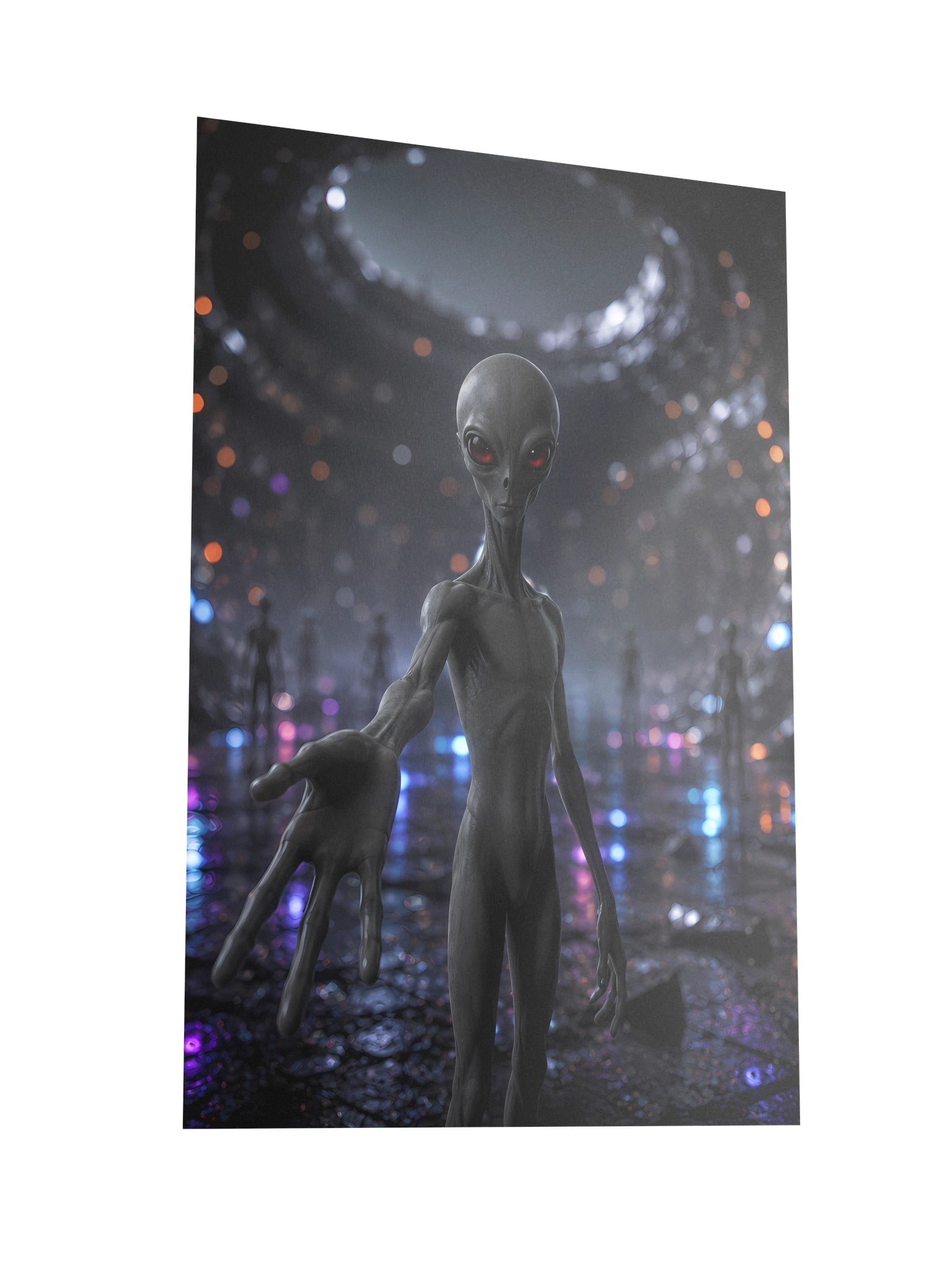 Alien Gray Reaching Out Version 2 product image (4)