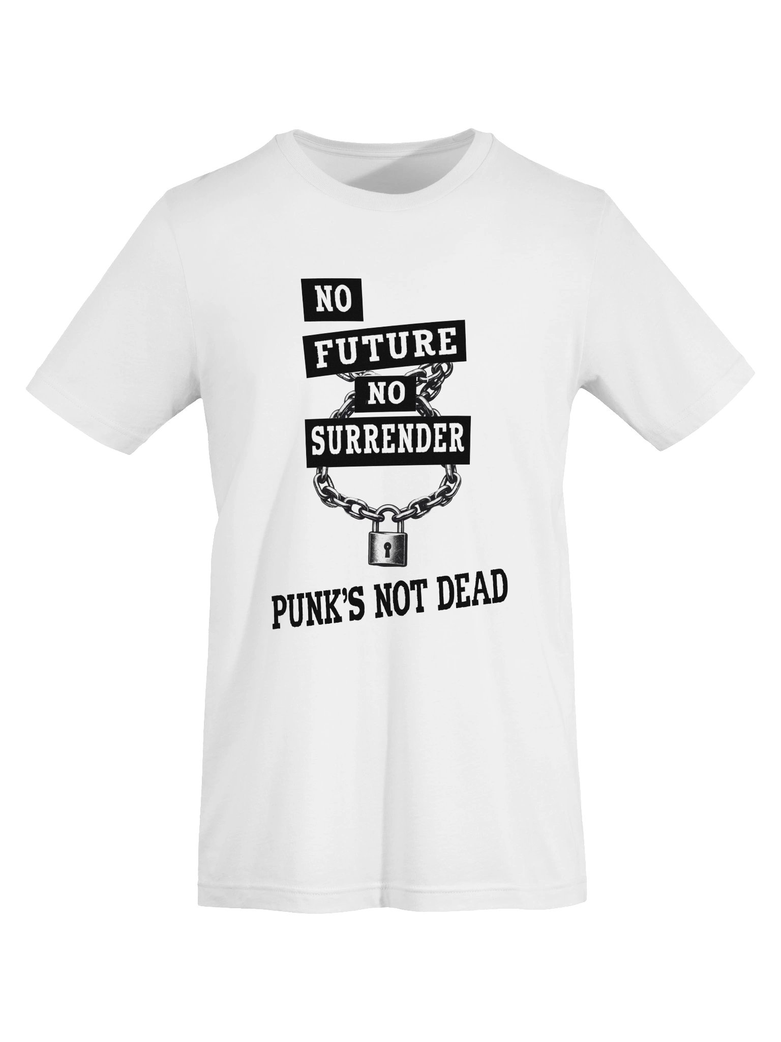 No Future No Surrender Punk T-Shirt | Punk's Not Dead Graphic Tee product image (5)