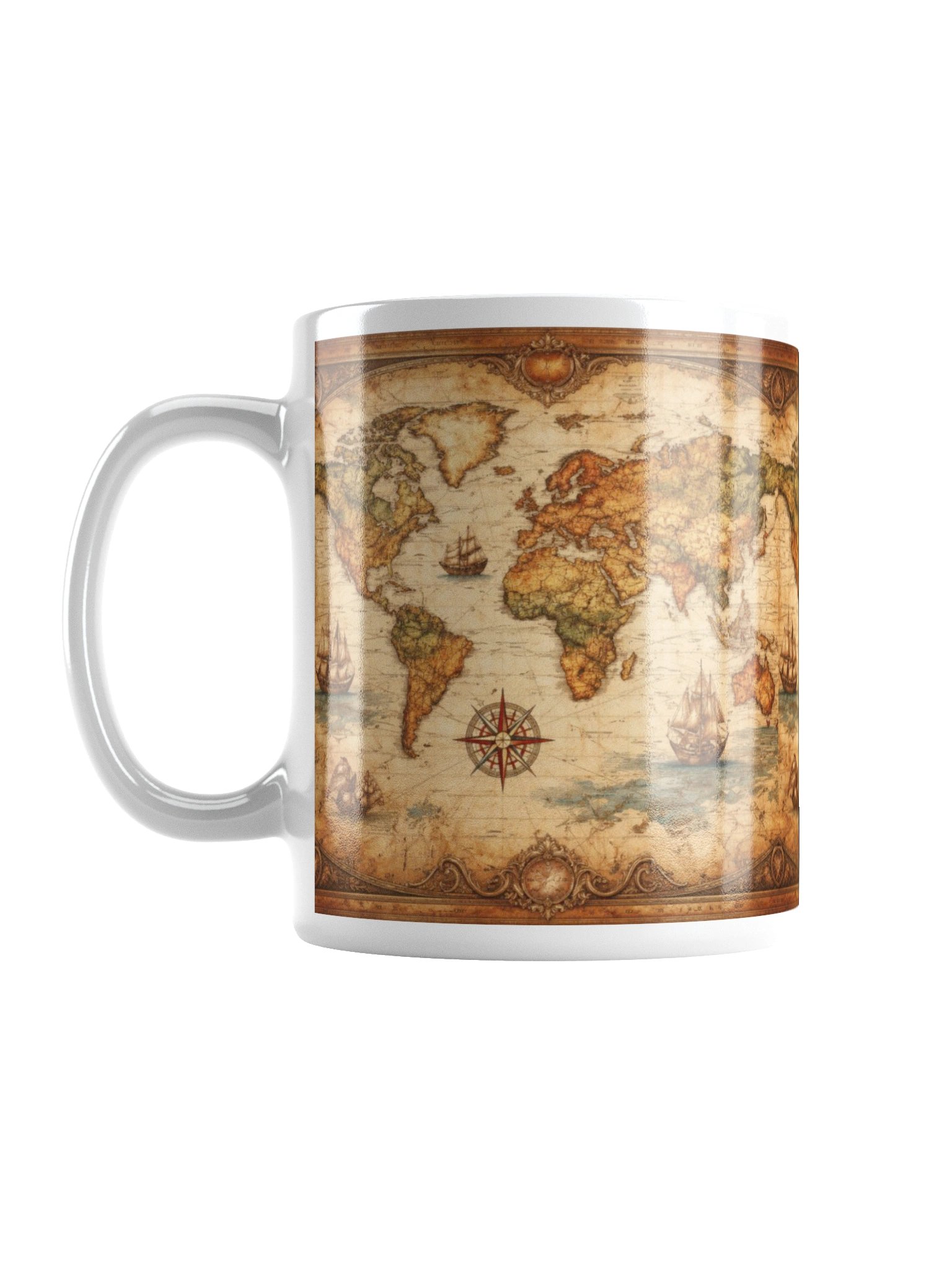 Ancient World Map Mug product image (2)