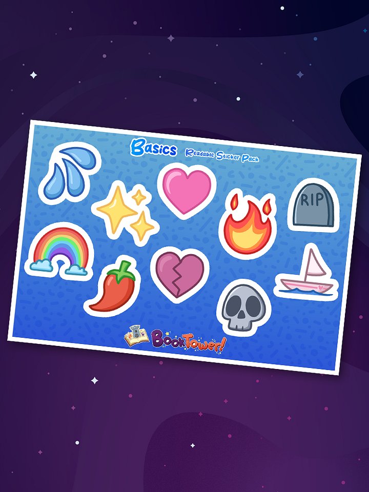 Basics Sticker Pack - Sticker Sheet product image (1)
