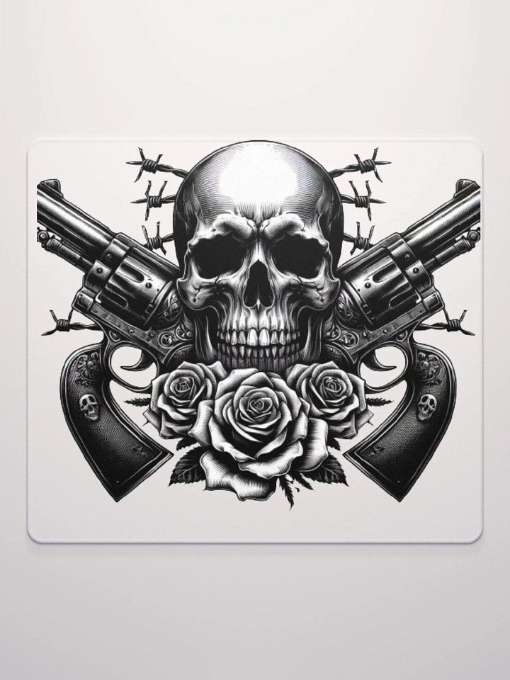 Skull and Roses Gaming Mouse Pad product image (3)