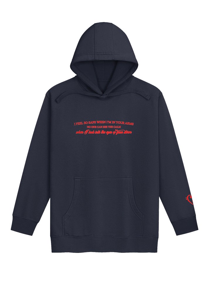 I feel so safe Embroidered Hoodie product image (2)