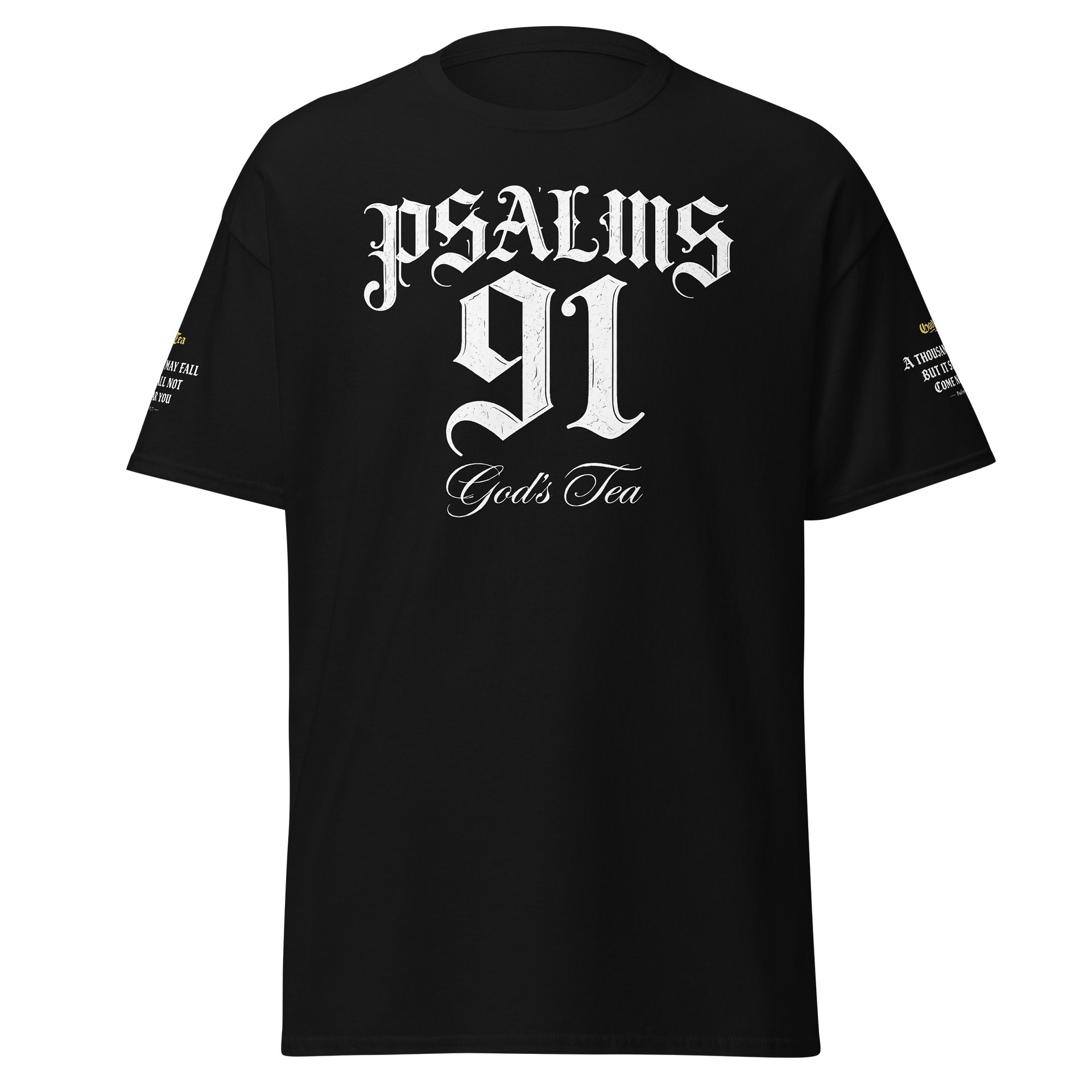 Psalm 91 Code 91 Gothic Tee product image (2)