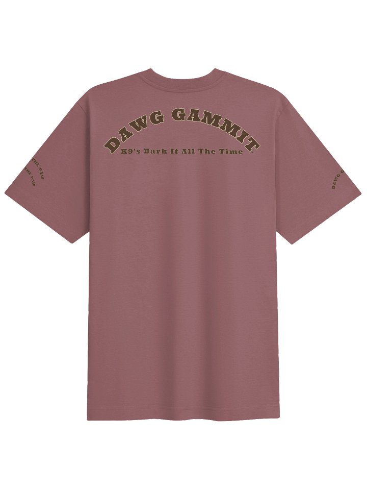 WANTED DAWG GAMMIT™ WANTED Golden Retriever Poster Heavy T-shirt product image (2)