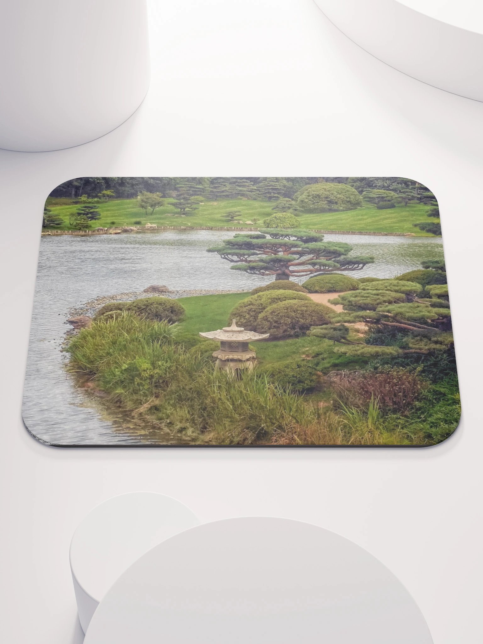 Zen Garden Pond Mouse Pad product image (1)