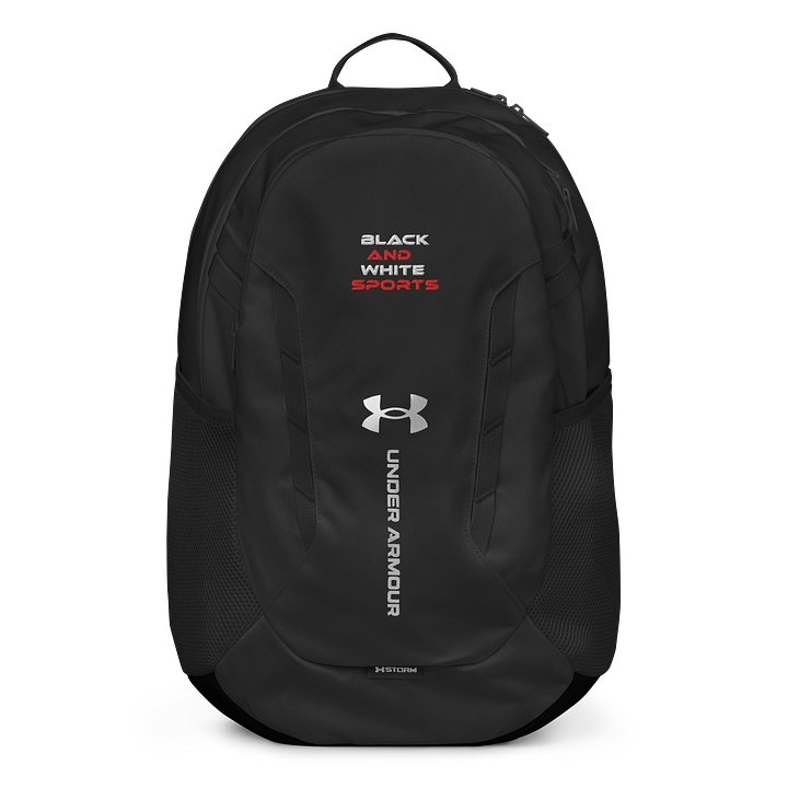 Black and White Sports Backpack product image (1)