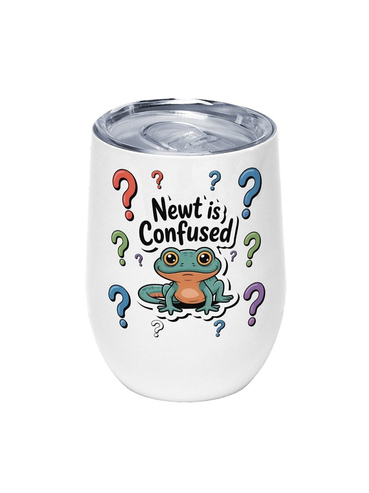 Confused Newt Wine Tumbler product image (2)