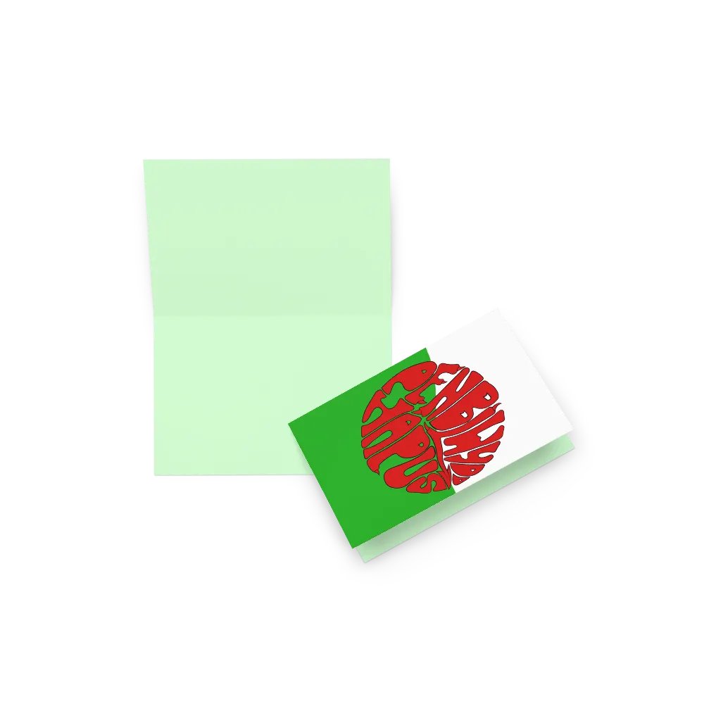 Penblwydd Hapus portrait greetings card product image (6)