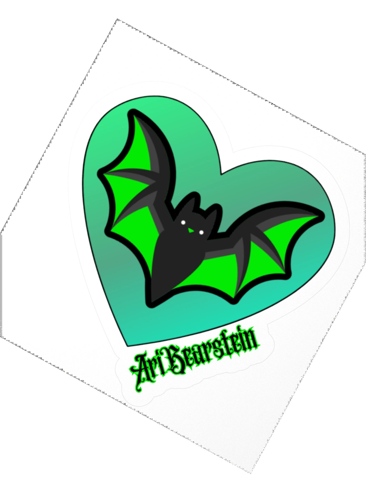 Bat Heart Sticker product image (3)